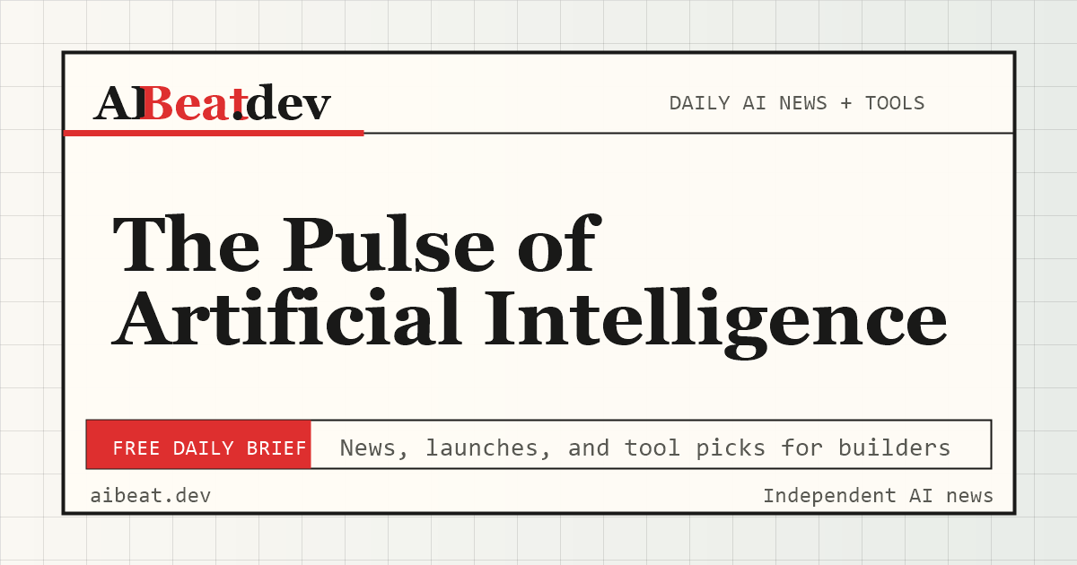 AIBeat — AI news and tools